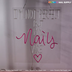 "JUST NAILS" Bright LED Sign for Salon, Spa & Beauty Room Decoration