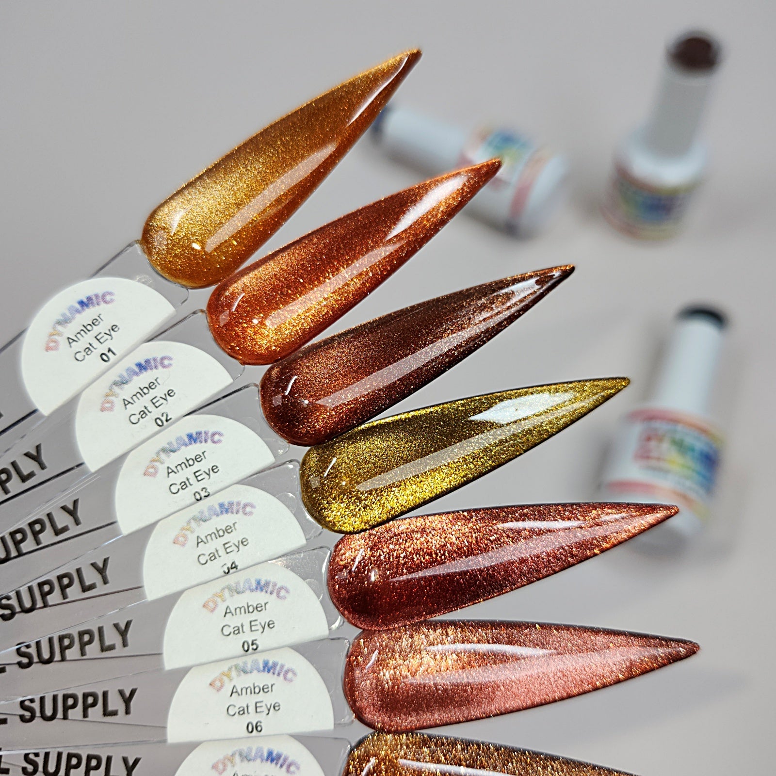 Amber Cat Eye (Magnet) Gel Polish Collection - Fall Colors Collection