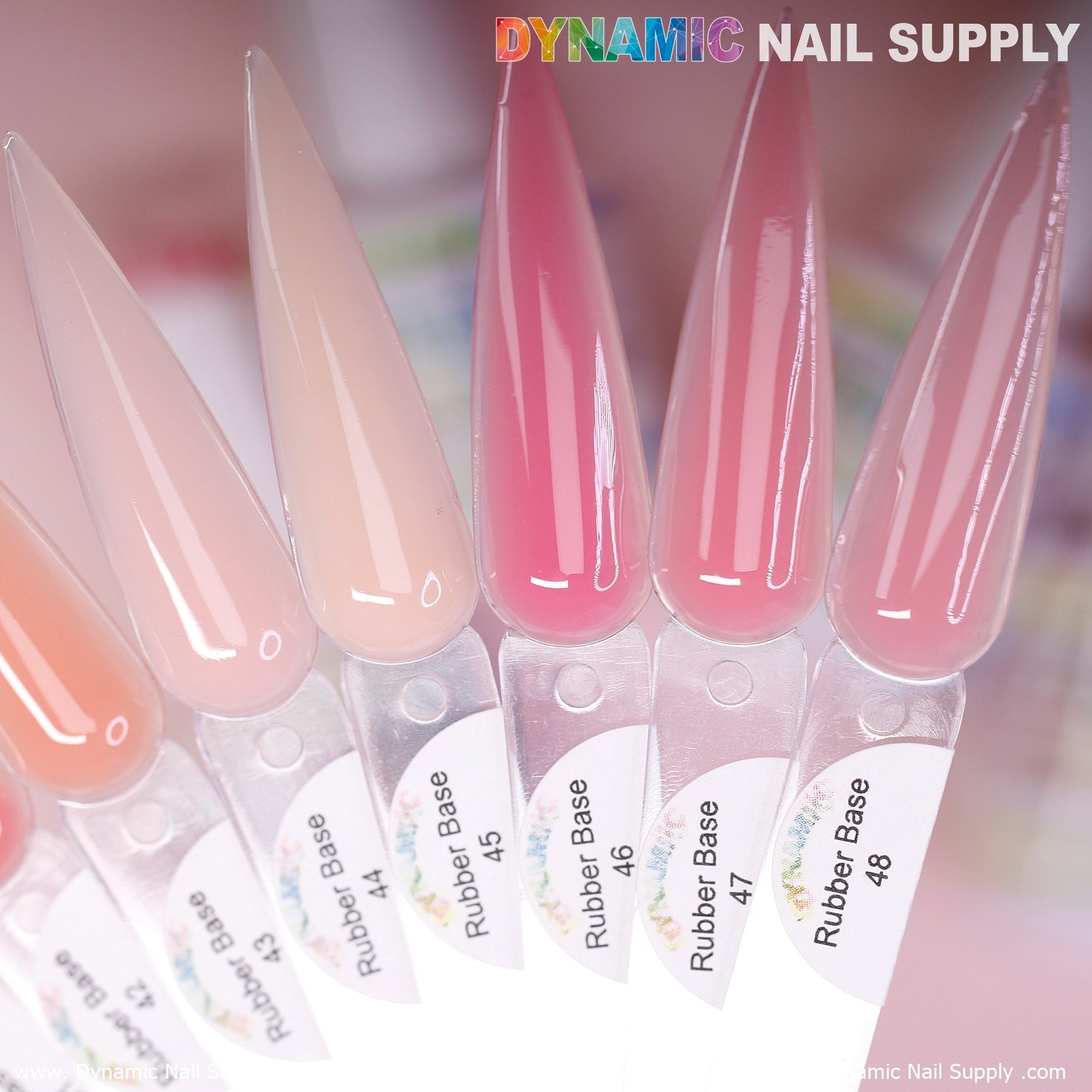(BIAB) Rubber Base gel (Builder Gel in a Bottle) Number 40 to 48 collection