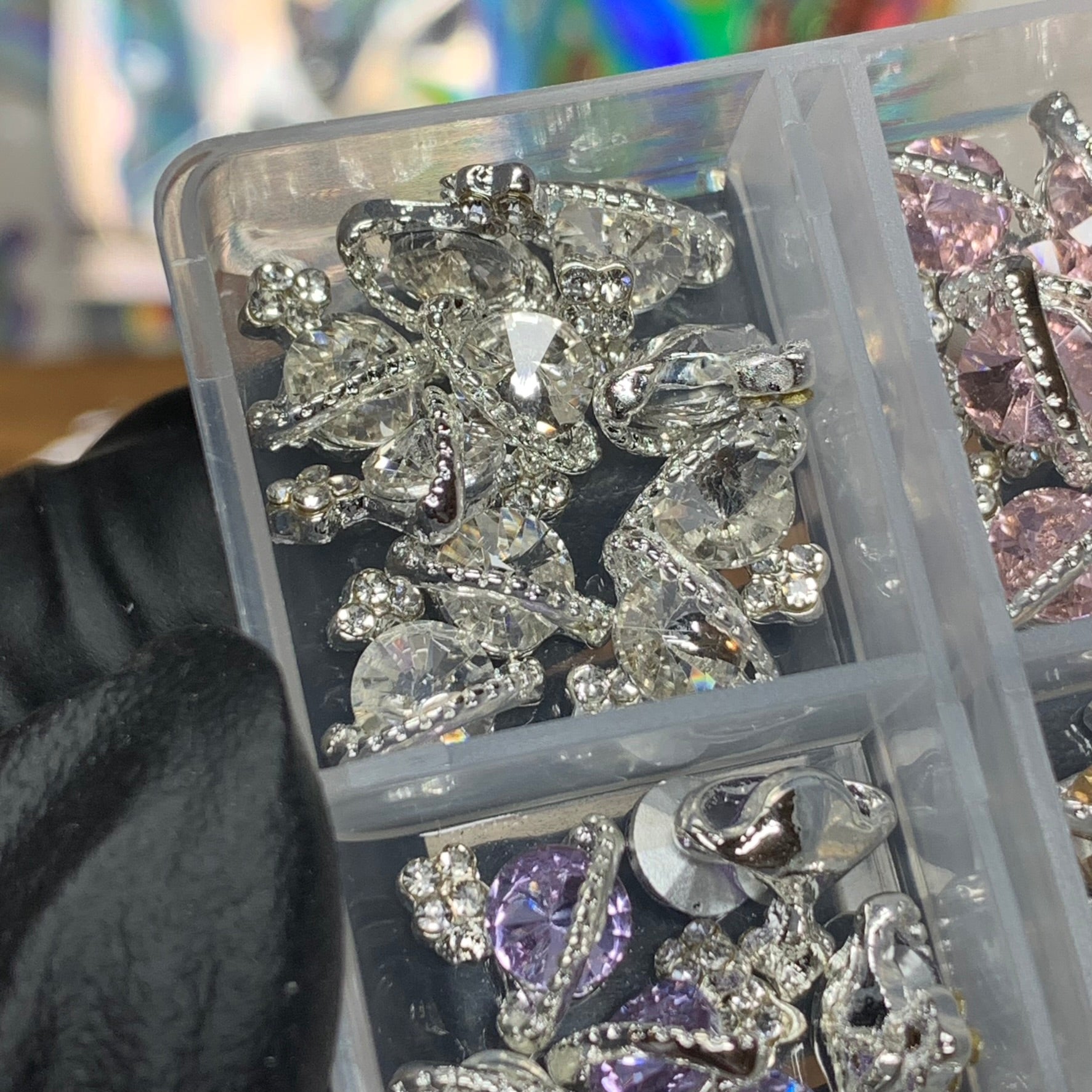 60 pcs Planet Charm for Nails art designer (Trending Global shape charms)