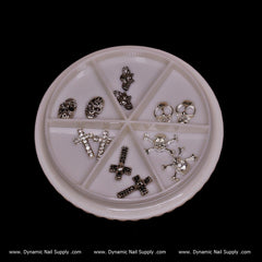 3D Halloween Nails Charms (Skulls / Skeleton / Crosses)