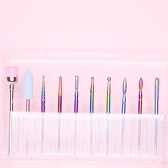 10pcs Manicure Drill Bits (Preps carbide drill bit set) for Removing dead skin and Nails Preparation