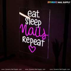 "LOVE NAILS" Bright LED Sign for Salon, Spa & Beauty Room Decor
